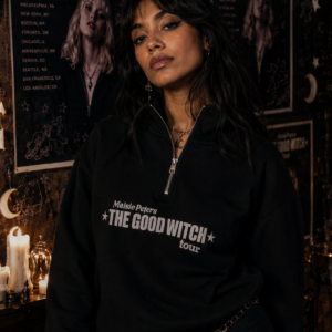 Maisie Peters The Good Witch Tour (Emb) Sweat 1/4 Zip Black