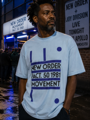 New Order Movement A T-Shirt Lt Blue
