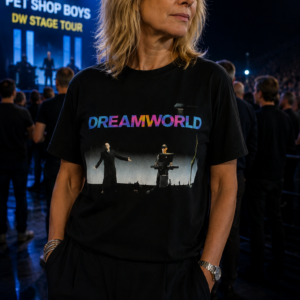 Pet Shop Boys DW Stage Photo Tour T-Shirt Black