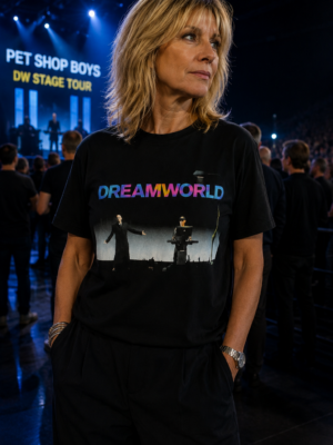 Pet Shop Boys DW Stage Photo Tour T-Shirt Black