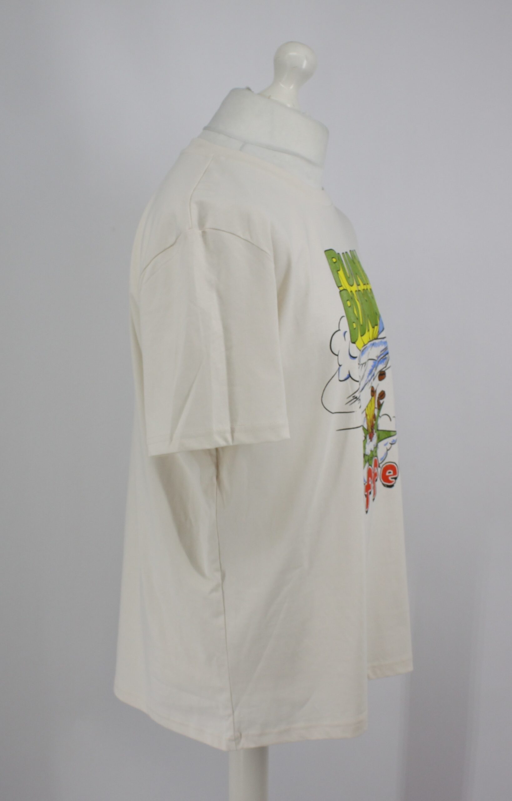 Green Day Punk Bunny T-Shirt Vintage White - Image 3