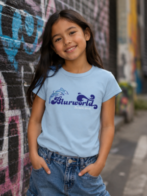 Blur Sea Kids T Lt Blue