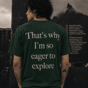 Biffy Clyro Eager To Explore T-Shirt Bottle Green