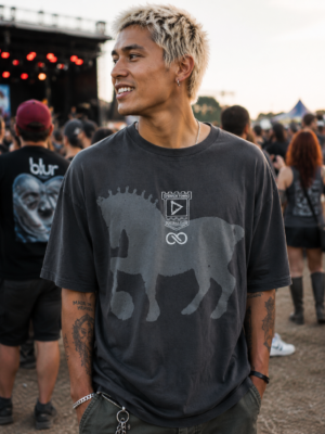 Ed Sheeran Crest T-Shirt Faded Grey